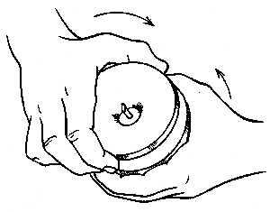 Sealing a sample in the Compression Gland Cover PMS Instruments