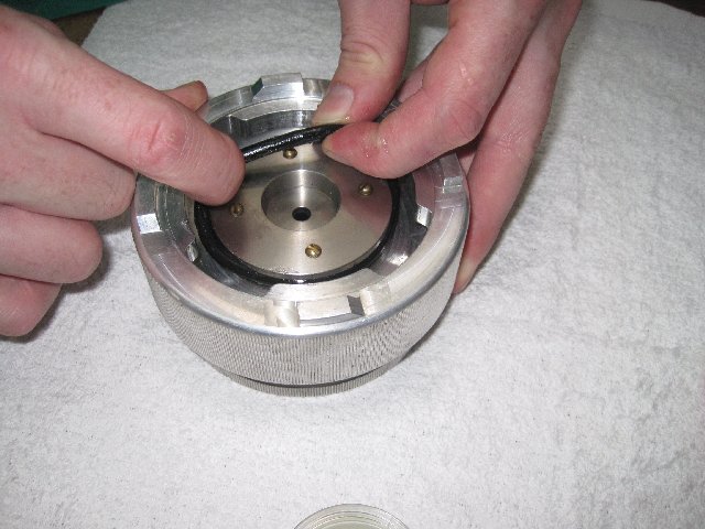 Cleaning and Lubricating O-Ring on Pressure Chamber Lid PMS Instruments