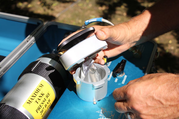 Measuring Stem Water Potential in Almond Trees