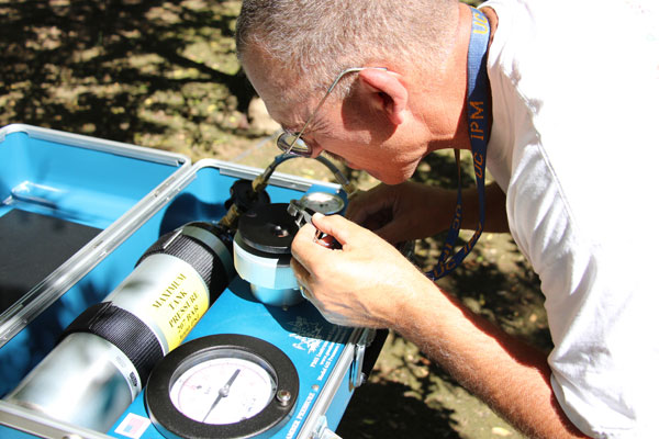 Measuring Stem Water Potential in Almond Trees